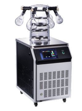 Benchtop laboratory freeze drying machine